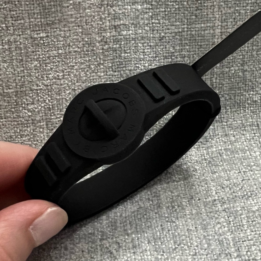 Marc by Marc Jacobs Black Silicone Bracelet NWT